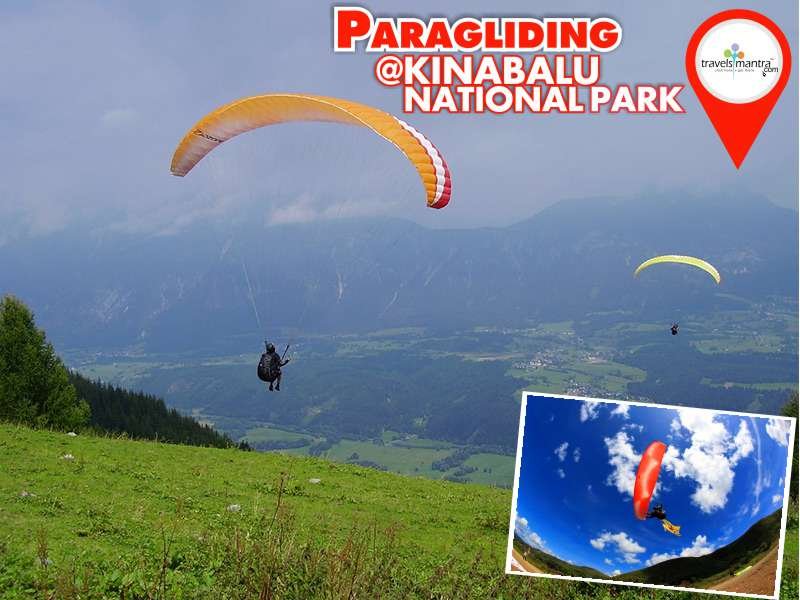 Paragliding at Kinabalu National Park