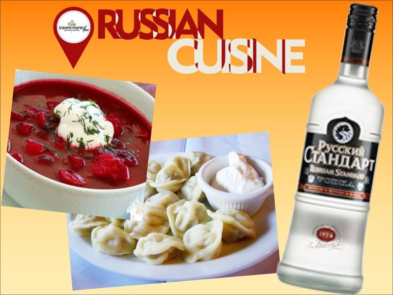 Russia Tourism - Cuisine & Vodka