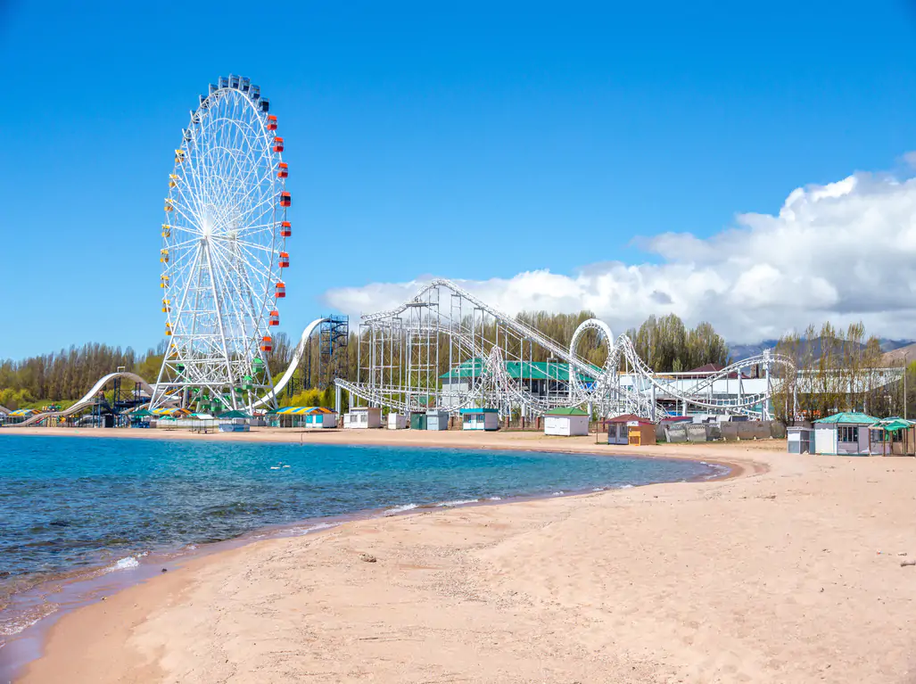 Issyk-Kul lake, Bosteri, Kyrgyzstan